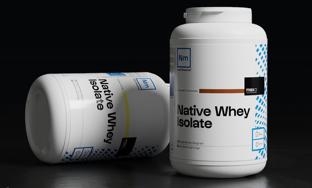 Pots de Native Whey Isolate Nutrimuscle